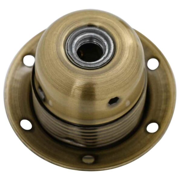 VidaXL držiaky lámp 2 ks bronzové E27 – Obrázok 5