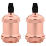 VidaXL držiaky lámp 2 ks Rose Gold E27 – Obrázok 2