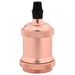 VidaXL držiaky lámp 2 ks Rose Gold E27 – Obrázok 3