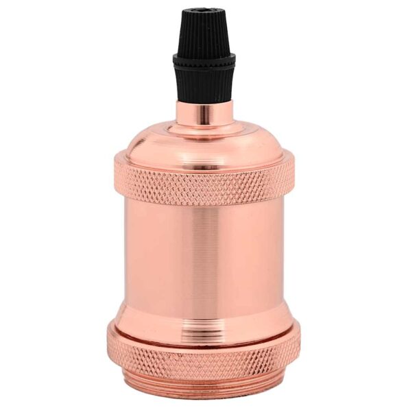 VidaXL držiaky lámp 2 ks Rose Gold E27 – Obrázok 3