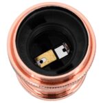 VidaXL držiaky lámp 2 ks Rose Gold E27 – Obrázok 5