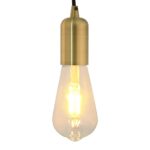 VidaXL držiaky lámp 2 ks bronzové E27