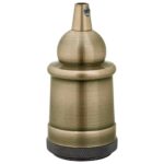 VidaXL držiaky lámp 2 ks bronzové E27 – Obrázok 3