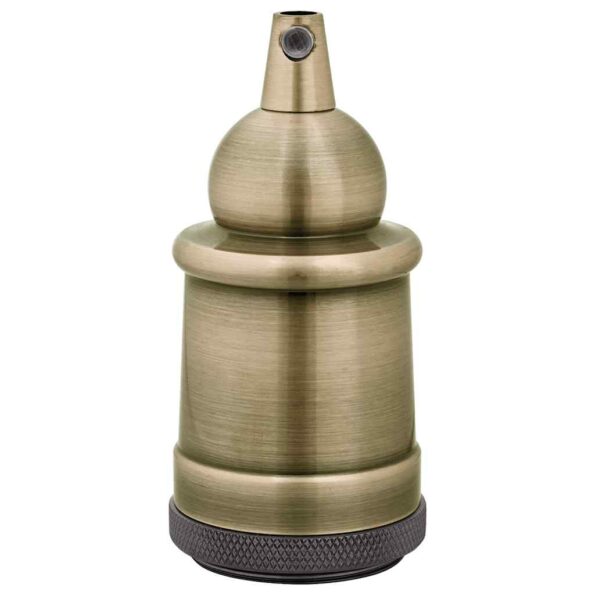 VidaXL držiaky lámp 2 ks bronzové E27 – Obrázok 4