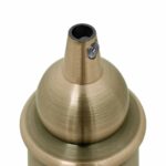 VidaXL držiaky lámp 2 ks bronzové E27 – Obrázok 5