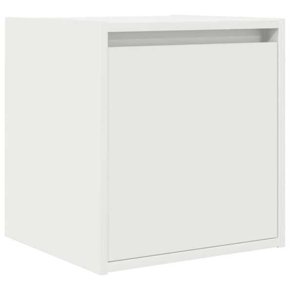 vidaXL Nástenný nočný stolík biely 38x34x40 cm – Obrázok 2