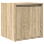 vidaXL Nástenný nočný stolík dub sonoma 38x34x40 cm – Obrázok 2