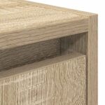 vidaXL Nástenný nočný stolík dub sonoma 38x34x40 cm – Obrázok 10