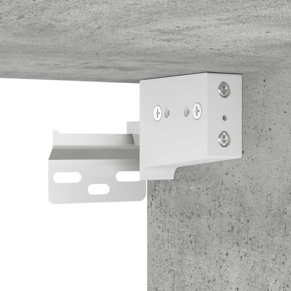 vidaXL Nástenný nočný stolík betónovo sivý 38x34x40 cm – Obrázok 12