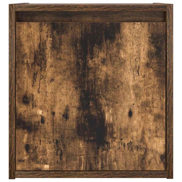 vidaXL Nástenný nočný stolík dymový dub 38x34x40 cm – Obrázok 6