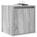 vidaXL Nástenný nočný stolík sivé sonoma 38x34x40 cm – Obrázok 4