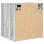 vidaXL Nástenné nočné stolíky 2 ks sivé sonoma 38x34x40 cm – Obrázok 9