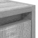 vidaXL Nástenné nočné stolíky 2 ks sivé sonoma 38x34x40 cm – Obrázok 11