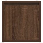 vidaXL Nástenné nočné stolíky 2 ks hnedý dub 38x34x40 cm – Obrázok 7