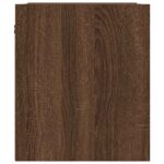 vidaXL Nástenné nočné stolíky 2 ks hnedý dub 38x34x40 cm – Obrázok 8