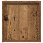 vidaXL Nástenné nočné stolíky 2 ks staré drevo 38x34x40 cm – Obrázok 7