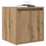 vidaXL Nástenné nočné stolíky 2 ks dub artisan 38x34x40 cm – Obrázok 4