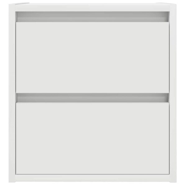 vidaXL Nástenný nočný stolík biely 38x34x40 cm – Obrázok 6