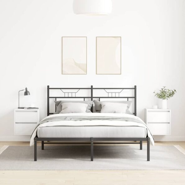 vidaXL Nástenné nočné stolíky 2 ks biele 38x34x40 cm – Obrázok 3