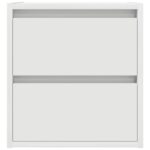 vidaXL Nástenné nočné stolíky 2 ks biele 38x34x40 cm – Obrázok 7