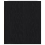 vidaXL Nástenný nočný stolík dub čierny 38x34x40 cm – Obrázok 7