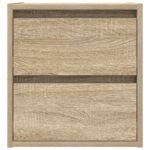 vidaXL Nástenný nočný stolík dub sonoma 38x34x40 cm – Obrázok 6