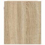 vidaXL Nástenný nočný stolík dub sonoma 38x34x40 cm – Obrázok 7