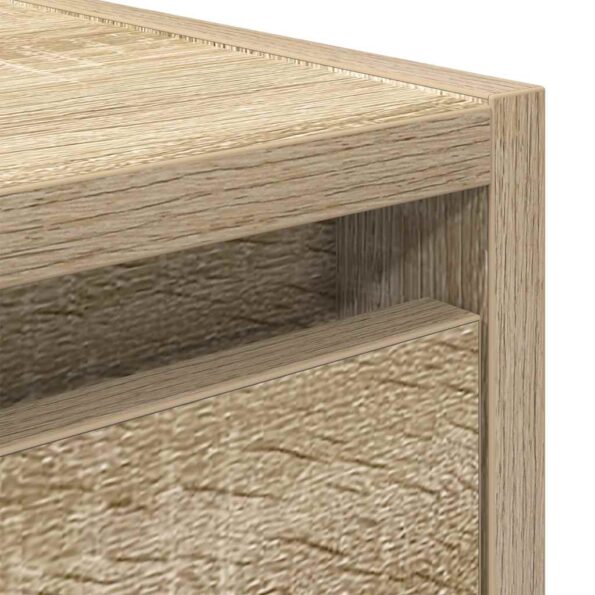 vidaXL Nástenný nočný stolík dub sonoma 38x34x40 cm – Obrázok 9