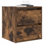 vidaXL Nástenné nočné stolíky 2 ks dymový dub 38x34x40 cm – Obrázok 4