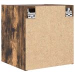 vidaXL Nástenné nočné stolíky 2 ks dymový dub 38x34x40 cm – Obrázok 9