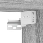 vidaXL Nástenné nočné stolíky 2 ks sivé sonoma 38x34x40 cm – Obrázok 12