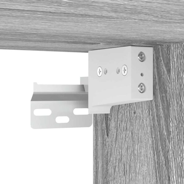 vidaXL Nástenné nočné stolíky 2 ks sivé sonoma 38x34x40 cm – Obrázok 12