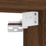 vidaXL Nástenný nočný stolík hnedý dub 38x34x40 cm – Obrázok 11