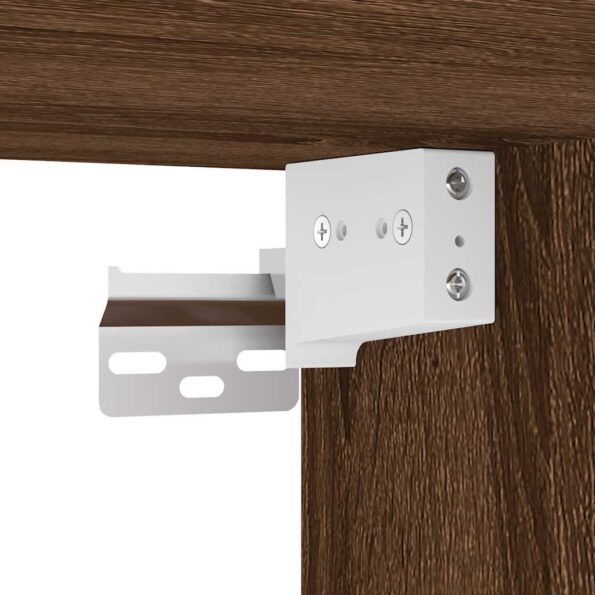 vidaXL Nástenný nočný stolík hnedý dub 38x34x40 cm – Obrázok 11