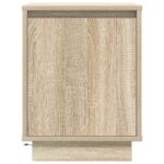 vidaXL Nočné skrinky s LED osvetlením 2 ks Dub sonoma 38x34x50 cm – Obrázok 8