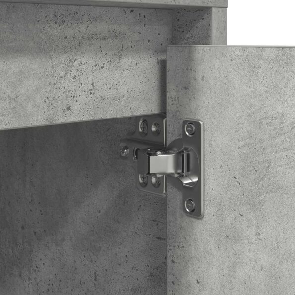 vidaXL nočná skrinka s LED osvetlením betónovo sivá 38x34x50 cm – Obrázok 10