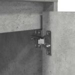 vidaXL Nočné skrinky s LED osvetlením 2 ks Betónovo sivá 38x34x50 cm – Obrázok 12