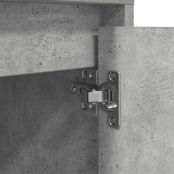 vidaXL Nočné skrinky s LED osvetlením 2 ks Betónovo sivá 38x34x50 cm – Obrázok 12