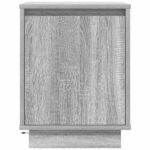 vidaXL Nočné skrinky s LED osvetlením 2 ks Sivá Sonoma 38x34x50 cm – Obrázok 8