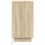 vidaXL nočná skrinka s LED osvetlením dub sonoma 38x34x65 cm – Obrázok 8