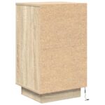 vidaXL nočná skrinka s LED osvetlením dub sonoma 38x34x65 cm – Obrázok 9
