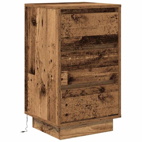 VXL8721158702272_g_en_hd_1.jpg vidaXL Nočná skrinka s LED osvetlením Staré drevo 38x34x65 cm – Obrázok 3