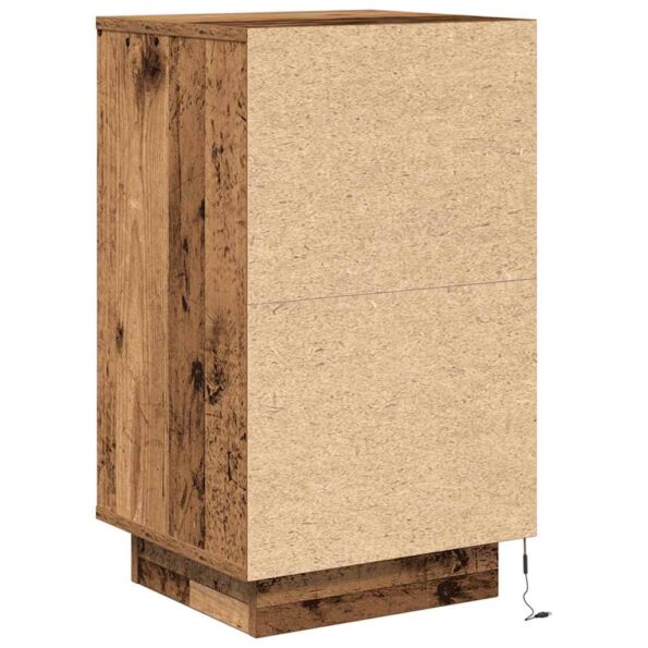 VXL8721158702272_g_en_hd_7.jpg vidaXL Nočná skrinka s LED osvetlením Staré drevo 38x34x65 cm – Obrázok 9