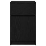 vidaXL Nočná skrinka čierna 39x35x65 cm kompozitné drevo – Obrázok 6