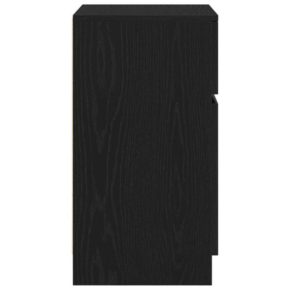 vidaXL Nočná skrinka čierna 39x35x65 cm kompozitné drevo – Obrázok 7