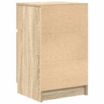 vidaXL Nočné stolíky 2 ks dub sonoma 39x35x65 cm kompozitné drevo – Obrázok 9
