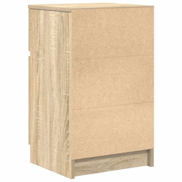 vidaXL Nočné stolíky 2 ks dub sonoma 39x35x65 cm kompozitné drevo – Obrázok 9