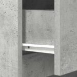 vidaXL Nočný stolík betónovo sivý 39x35x65 cm kompozitné drevo – Obrázok 12