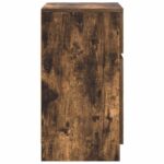 vidaXL Nočný stolík dymový dub 39x35x65 cm kompozitné drevo – Obrázok 7