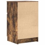 vidaXL Nočný stolík dymový dub 39x35x65 cm kompozitné drevo – Obrázok 8